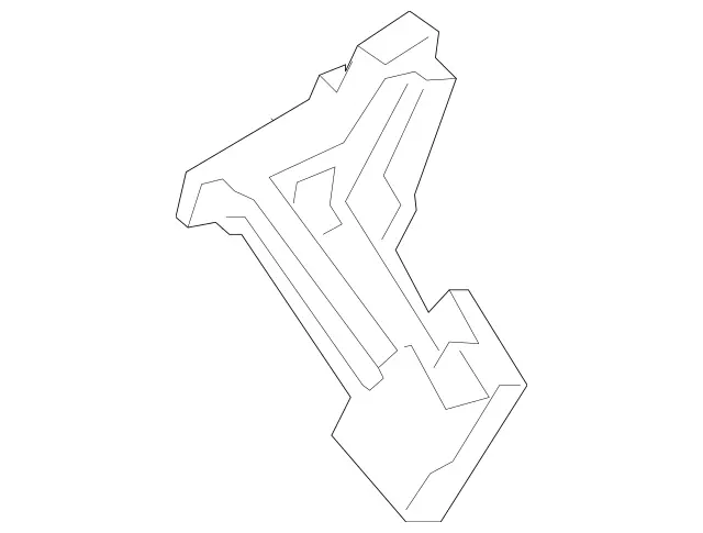 2465401040 - Rear-End Door: Holder for Mercedes-Benz: CLA250, GLA250 Image image