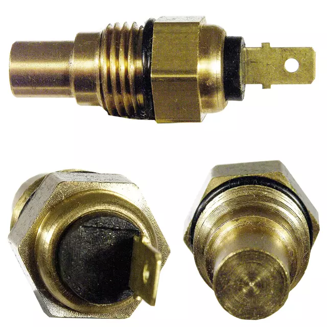 E1852 - Belts and Cooling: Engine Coolant Temperature Sender for Chevrolet: Nova | Chrysler: Conquest | Dodge: Colt, Conquest, Raider, Ram 50 | Hyundai: Excel | Lexus: ES250, SC300 | Mitsubishi: Cordia, Mighty Max, Mirage, Montero, Precis, Starion, Tredia | Toyota: 4Runner, Camry, Celica, Corolla, Cressida, Land Cruiser, MR2, Pickup, Previa, Starlet, Supra, Tercel, Van Image