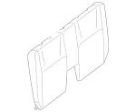 21293004629E43 - Body: Seat Back Assembly for Mercedes-Benz Image