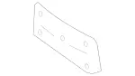 22188510819051 - Attachment Parts: License Plate Holder for Mercedes-Benz Image