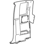 4L5Z1331012AAC - Body: Quarter Trim Panel for Ford: Ranger Image