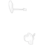 5452868 - Steering: Parts Kit, Gearsh. Paddle for Mercedes-Benz Image