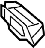 668521MA0A - Body: Air Inlet Cover for Infiniti Image