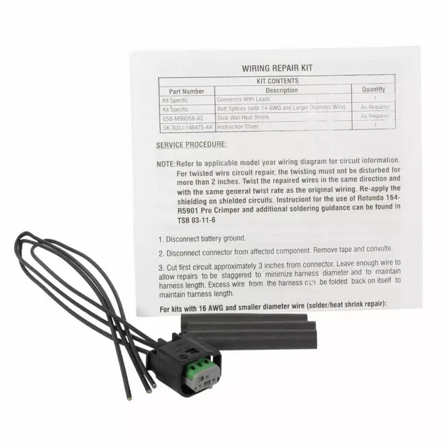 Brake Pressure Sensor Connector  - Motorcraft (WPT-1708)