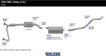 18934 - : SoundFX Direct Fit Exhaust Muffler 2.25" Outlet (ID) for Walker Exhaust Image