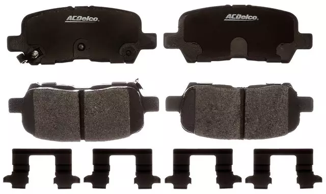 19366017 - : Enhanced Performance Semi-Metallic Rear Disc Brake Pad Set (Police) for GM Image