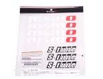 99992RN241 - : Nismo S-Tune Sticker Set - White for Nissan: 200SX, 240SX, 280ZX, 300ZX, 310, 350Z, 720, Altima, Armada, Axxess, Cube, Frontier, GT-R, Juke, Kicks, Maxima, Murano, NV1500, NV200, NV2500, NV3500, Pathfinder, Pathfinder Armada, Pulsar NX, Quest, Rogue, Rogue Select, Sentra, Stanza, TITAN, TITAN XD, Van, Versa, Versa Note, Xterra Image