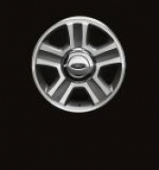 4L3Z1007AAA - Wheels: 17 Bright Machined Aluminum Wheel for Ford: Expedition, F-150, F-150 Heritage Image