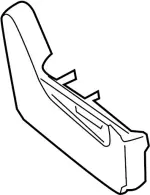 873391LK7B - Body: Outer Finish Panel for INFINITI: QX56, QX80 Image