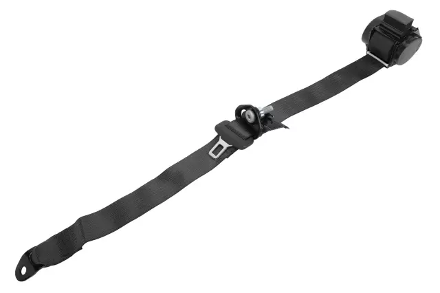 Black Rear Passenger Side Seat Belt - GM (19370154)