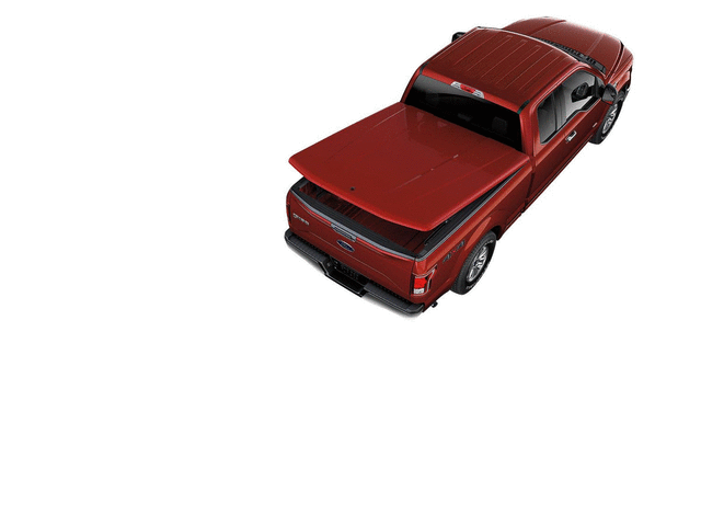 VML3Z99501A42AA - Exterior: Undercover Race Red Hard One-Piece Tonneau for Ford Image