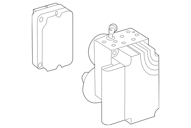 2114312012 - Brakes: Hydraulic Unit for Mercedes-Benz: CLS500, CLS55 AMG, CLS550, E320, E500, E55 AMG Image image