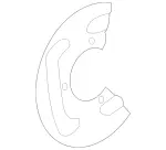 1644210320 - Brakes: Splash Shield for Mercedes-Benz Image