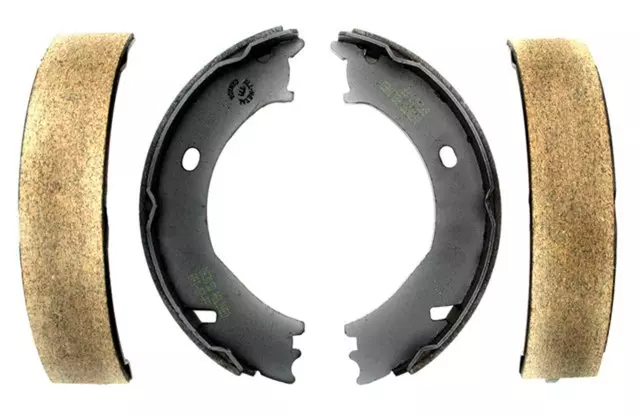 17771B - Brake: Parking Brake Shoe Set for Chevrolet: Avalanche 2500, Express 2500, Express 3500, Silverado 1500, Silverado 1500 HD, Silverado 1500 HD Classic, Silverado 2500, Silverado 2500 HD, Silverado 2500 HD Classic, Silverado 3500, Silverado 3500 Classic, Silverado 3500 HD, Suburban 2500 | Dodge: Ram 2500, Ram 3500, Ram 3500 Van | Ford: E-250, E-250 Econoline, E-350 Club Wagon, E-350 Econoline Club Wagon, E-350 Super Duty, Excursion, F-250 Super Duty, F-350 Super Duty | GMC: Savana 2500, Savana 3500, Sierra 1500, Sierra 1500 HD, Sierra 1500 HD Classic, Sierra 2500, Sierra 2500 HD, Sierra 2500 HD Classic, Sierra 3500, Sierra 3500 Classic, Sierra 3500 HD, Yukon XL 2500 | Hummer: H2 Image