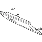 EJ7Z7806024AK - Body: Glove Box Door for Lincoln: MKC Image