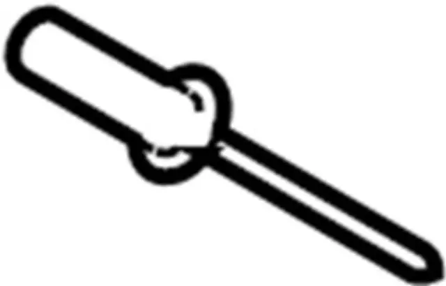 68399AR000 - Body: Side Molding Rivet for INFINITI: EX35, EX37, G37, JX35, M35h, M37, M56, Q45, Q60, Q70, Q70L, QX50, QX60 Image