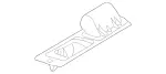 20374300939051 - Body: Lift-gate Latch Handle for Mercedes-Benz Image