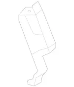 2316280124 - Cowl, Front Panel: Strut for Mercedes-Benz Image