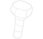 2089900101 - Electrical: Buckle Screw for Mercedes-Benz Image