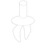 9909992 - Attachment Parts: Expansion Rivet for Mercedes-Benz Image