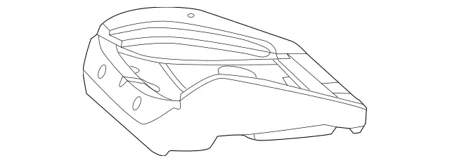 2929100403 - Driver Seat: Padding, Frt. Seat Cush for Mercedes-Benz: GL350, GL450, GL550, GLE300d, GLE350, GLE400, GLE43 AMG, GLE450 AMG, GLE550e, GLS350d, GLS450, GLS550, ML250, ML350, ML400, ML550 Image image