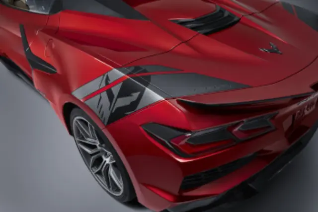 84648695 - Exterior: Rear Jake Logo Graphics Package for Chevrolet: Corvette Image