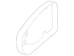 2118110321 - Front Doors: Edging for Mercedes-Benz: E320, E500, E55 AMG Image