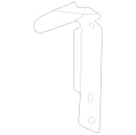 1905406904 - : Holder for Mercedes-Benz: AMG GT, AMG GT Black Series, AMG GT C, AMG GT R, AMG GT S Image