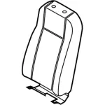 CK4Z9966600CR - Body: Seat Back Cover for Ford Image