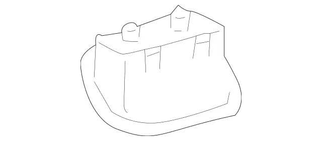 21186010147D43 - Body: Headliner Rear Bracket for Mercedes-Benz Image