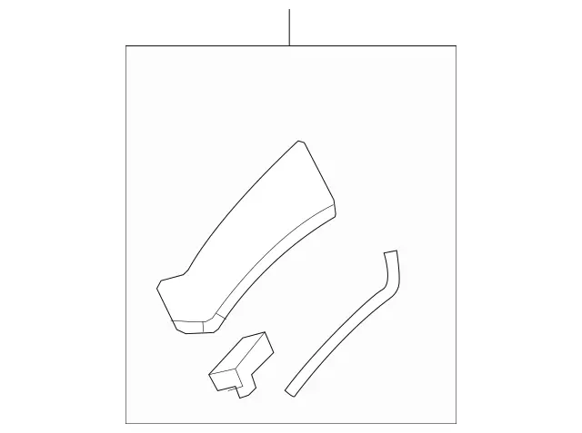 2226809202 - Panelling: Trim Bar for Mercedes-Benz: Maybach S550, Maybach S560, Maybach S600, Maybach S650, S450, S550, S550e, S560, S600, S63 AMG, S65 AMG Image image