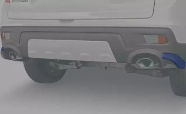 8F03TGS150 - : Rear Under-Body Spoilers - Obsidian Blue Pearl for Honda Image