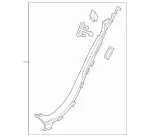 22269022258R94 - Body: Lower Quarter Trim for Mercedes-Benz Image