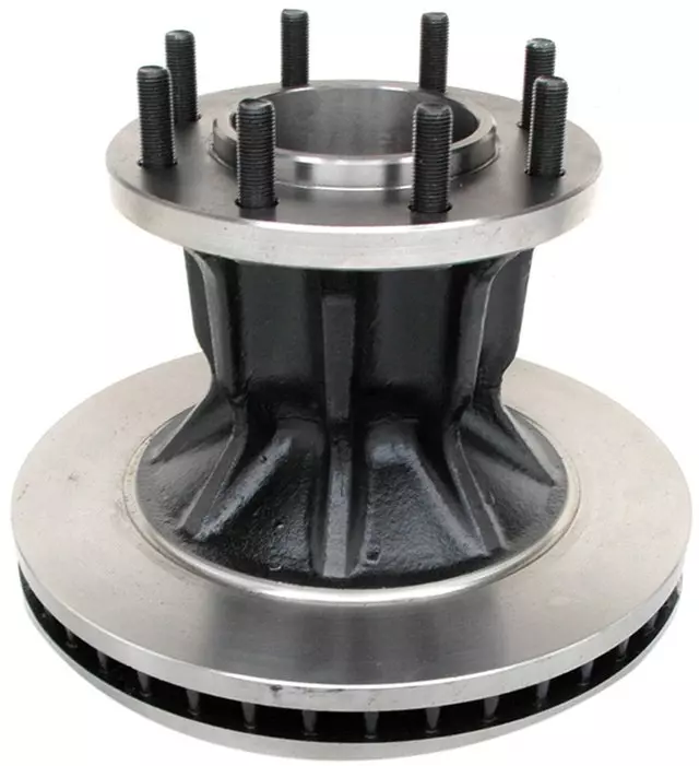 19183547 - : Black Hat Front Disc Brake Rotor and Hub Assembly for GM Image