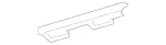 2047300624 - : Sealing Rail for Mercedes-Benz: C250, C300, C350 Image