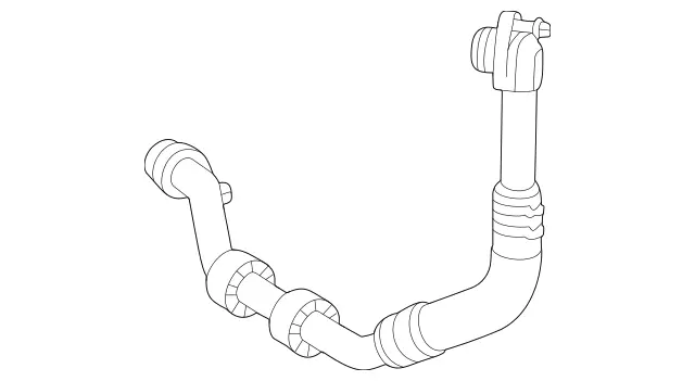 1675018900 - : Oil Feed Tube for Mercedes-Benz Image