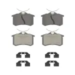 OEX1017 - : OEX Rear Disc Brake Pad Set Premium Ceramic for WAGNER BRAKE Image