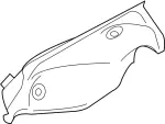 165901PM0B - Exhaust: Front Shield for Infiniti Image