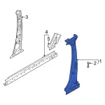 M1PZ7824301B - Body: Inner Center Pillar for Ford: Bronco Sport Image