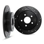 800259059 - : DFC Brake Rotors - Drilled &amp; Slotted - Black for DYNAMIC FRICTION Image