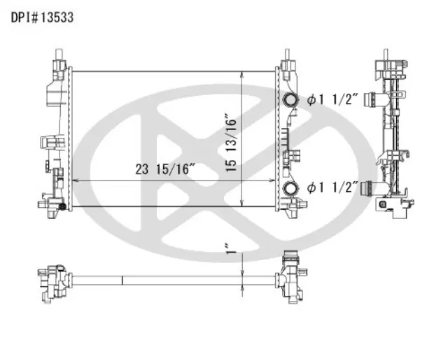 A13533 - Cooling Systems: Koyorad Radiator for Koyo Image