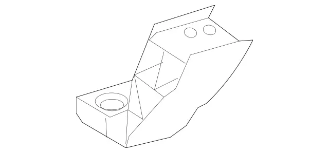 2055014220 - Radiator: Holder for Mercedes-Benz: C350e, C400, C450 AMG Image image