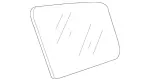 1668101319 - Driver Door: Mirror Glass for Mercedes-Benz Image