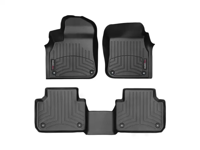 44148812 - Accessories: Front &amp; Rear Black FloorLiner™ DigitalFit® for WeatherTech Image