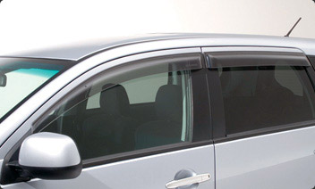MZ562905EX - Exterior: Wind Deflector, Side Window for Mitsubishi: Outlander, Outlander PHEV Image