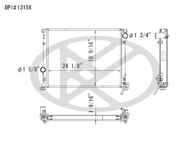 A13158 - : Koyorad Radiator for Koyo Image