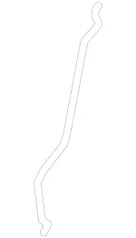 1907600100 - Front Doors: Link Rod for Mercedes-Benz Image