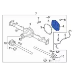 MB3Z4033A - Universals &amp; Rear Axle: Axle Cover for Ford: Bronco Image