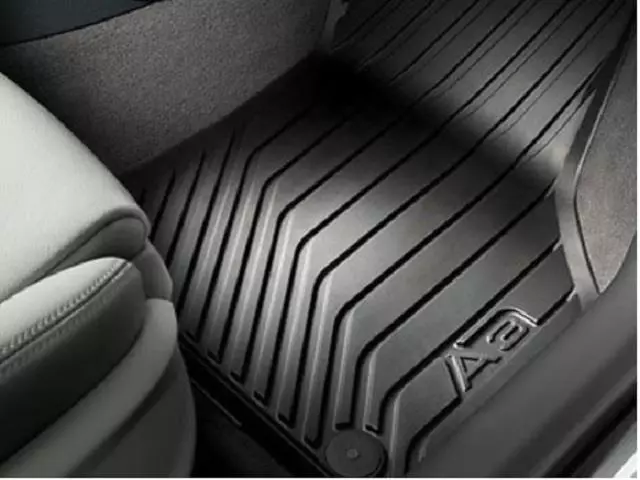 8V1061221041 - : A3 2015-2021 All-Weather Floor Mats - Front for Audi: A3, A3 Quattro, A3 Sportback e-tron Image