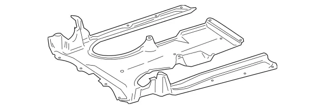 221520652364 - Chassis Sheet Metal/Air Intake: Noise Capsule for Mercedes-Benz: S350 Image